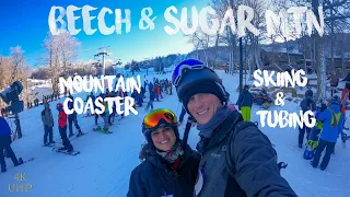 Skiing Beech Mountain & Tubing Sugar Mountain || Tips for planning a trip to the area and what to do