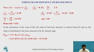 Strength and Efficiency of Bolted Joint in Steel Structures