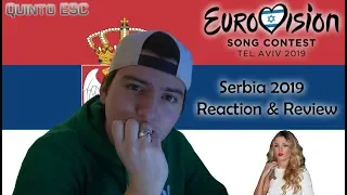 Nevena Božović - Kruna Reaction - Eurovision 2019 (Serbia) - Quinto ESC