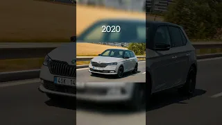 evolution of Skoda fabina {1999-2022} #shorts #short