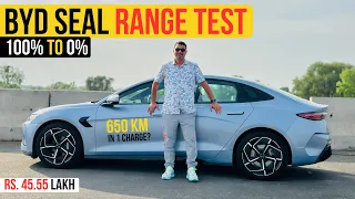 BYD Seal Range Test In India - Still Waiting For Tesla?