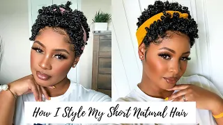 My 2021 TWA Routine | Defined Shiny Curls for Short Type 4 Natural Hair