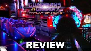 Guardians of the Galaxy Cosmic Rewind Review | Epcot New for 2022 Roller Coaster