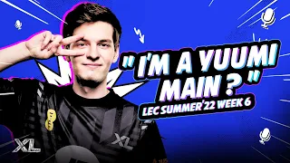 "I'M A YUUMI MAIN?"- EXCEL LEC Summer Split Week 6 Voice Comms