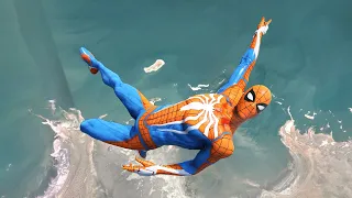 GTA 5 Epic Ragdolls | SpiderMan  Funny Moments ( Euphoria physics/Jumps/Fail )