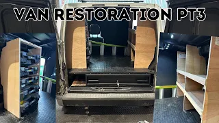 Van Restoration - Van Racking + Van vault install PART 3