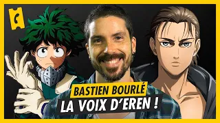 La voix d’Eren et de Deku, c'est lui ! - Bastien Bourlé