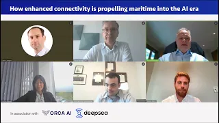 Webinar on how enhanced connectivity is propelling maritime into the AI era