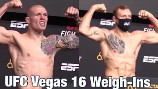 UFC Vegas 16 Weigh-Ins: Hermansson vs Vettori