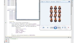JavaFX. Tutorial 21. Sprite animation (Урок 21. Спрайтовая анимация) rus