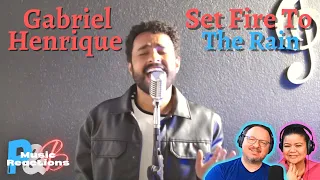 Gabriel Henrique "Set Fire To The Rain" Adele Cover Performance Reaction!