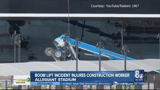 Allegiant Stadium construction worker injured on the job