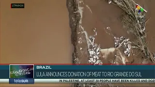 Lula announces donation of meat for storm victims in Brazil