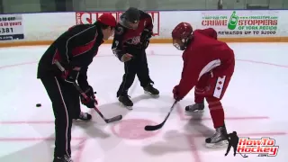 NHL Player Wayne Primeau shares tips to win face offs - Howtohockey.com