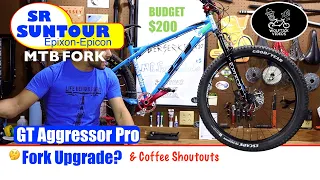 SR Suntour Epixon Epicon on The GT Aggressor Pro & Coffee Shoutouts