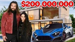 Jason Momoa Luxury Lifestyle 2024! 1 Wife, 2 Children, Age, CARS, House, Net Worth, and More