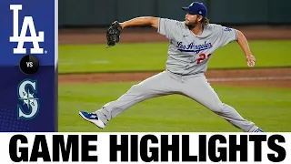 Kershaw dominates, Bellinger homers in win | Dodgers-Mariners Game Highlights 8/20/20