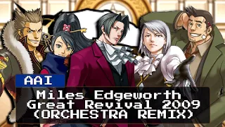 Miles Edgeworth Great Revival 2009 (Credits Theme) | Ace Attorney Investigations (ORCHESTRA REMIX)