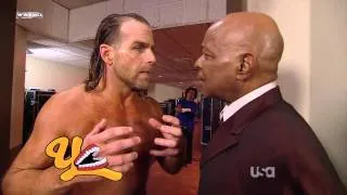 2010.02.08 - RAW - Shawn Michaels & Teddy Long backstage