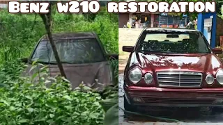 Benz restored | W210 complete restoration ✌️