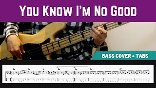 Amy Winehouse - You Know I'm No Good (Bass Cover + TAB)