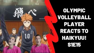 Olympic Volleyball Player Reacts to Haikyuu!! S1E15: "Revival"