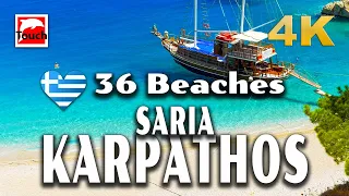 36 Beaches of KARPATHOS & SARIA, Greece ► Beach Guide, 11 min. 4K ► Melissa Travel #TouchGreece