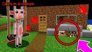 TROLLÉ y ¡ME ESCONDI DE LA CABRA EN EL COLUMPIO 😂 Bebe Noob EL ESCONDITE en MINECRAFT