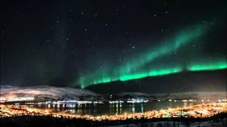 Northern light over Kvaløya, 1st of January 2014