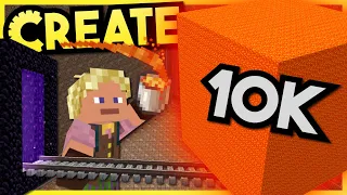 Infinite Lava Cube of Power!!! - Minecraft Create Mod S2 #11