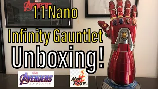 Hot Toys 1:1 Avengers Endgame Nano Infinity Gauntlet Replica Unboxing!