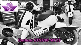 Vespa GTS 300 MY23  Umbau auf "Black and White"