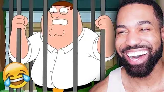 Family guy but if you laugh you go to Jail