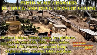 Crawling Paradise! PERTH SCALE CRAWLERS - RC Truck and Rock Crawler Course -Perth, Western Australia