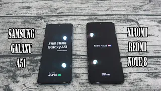 Samsung Galaxy A51 vs Xiaomi redmi note 8 Pro | SpeedTest and Camera comparison