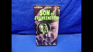 Opening & Closing to Son of Frankenstein (1939) 1989 VHS