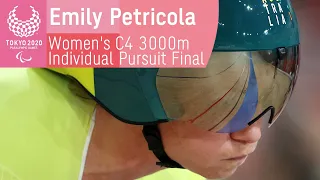 Emily Petricola's Gold | Women's C4 3000m Individual Pursuit | Cycling Track | Tokyo 2020 Games