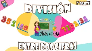 División entre dos cifras | Aula chachi - Vídeos educativos para niños