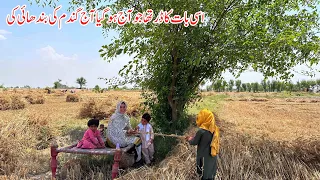 Esi Baat Ka Dar Thaa Jo Ho Gya, Aaj Gandam Ki Katai Ki I Wheat Harvesting I Happy Joint Family