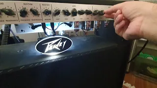 Dialing up my Peavey 6505+ combo amplifier