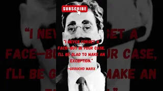 —Groucho Marx #shorts #quotes #motivationalquotes #inspirationalquotes #funnyquotes