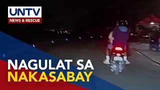 2 riders, sugatan matapos sumemplang dahil sa umano’y nagkarerahan sa Marilaque Highway
