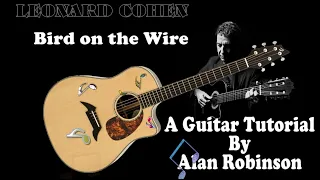 Bird on the Wire - Leonard Cohen - Acoustic Guitar Lesson (easy-ish)