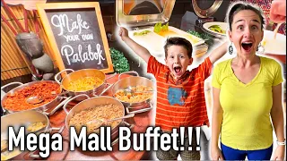 US Family Finds the BEST Buffet they have EVER eaten at the SM Mega Mall in Manila!!! Part 2