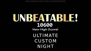 FNAF Ultimate Custom Night 50/20 Mode Complete No Power-ups