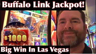 Buffalo Link Jackpot From The Cosmopolitan - Las Vegas!