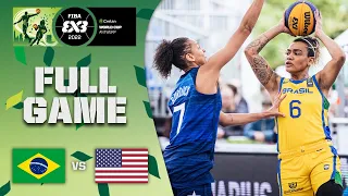 Brazil v USA | Women | Full Game | Crelan FIBA 3x3 World Cup 2022