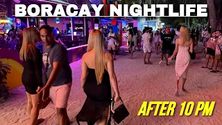 🔥 Boracay Nightlife 2024 • Top Destination for Beach-Island Nightlife in Philippines! 🇵🇭  4K HDR