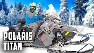 Снегоход Polaris Titan 800 - тестируем утилитарные снегоходы премиум класса