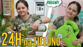 JEM TYLKO ZIELONE JEDZENIE PRZEZ 24H 🤮 ZAKUPY 🛒